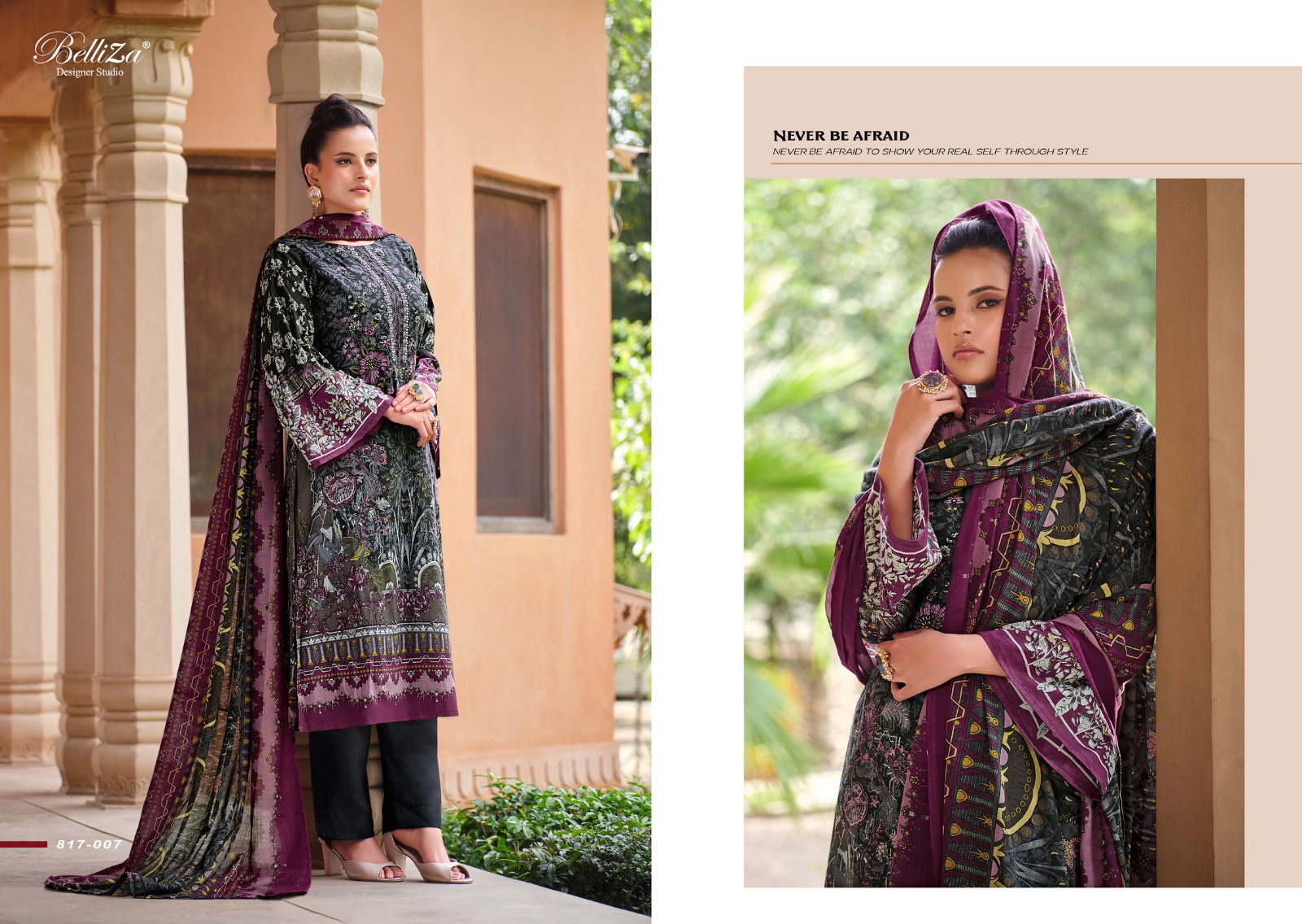 Belliza Naira Vol 17 Printed Cotton Dress Material Catalog
